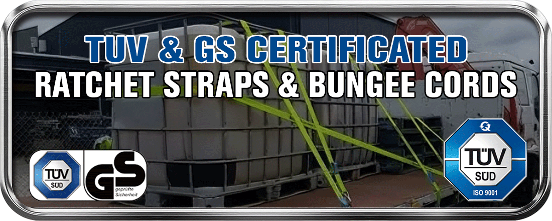 Chứng nhận TUV GS Dây buộc và dây Bungee