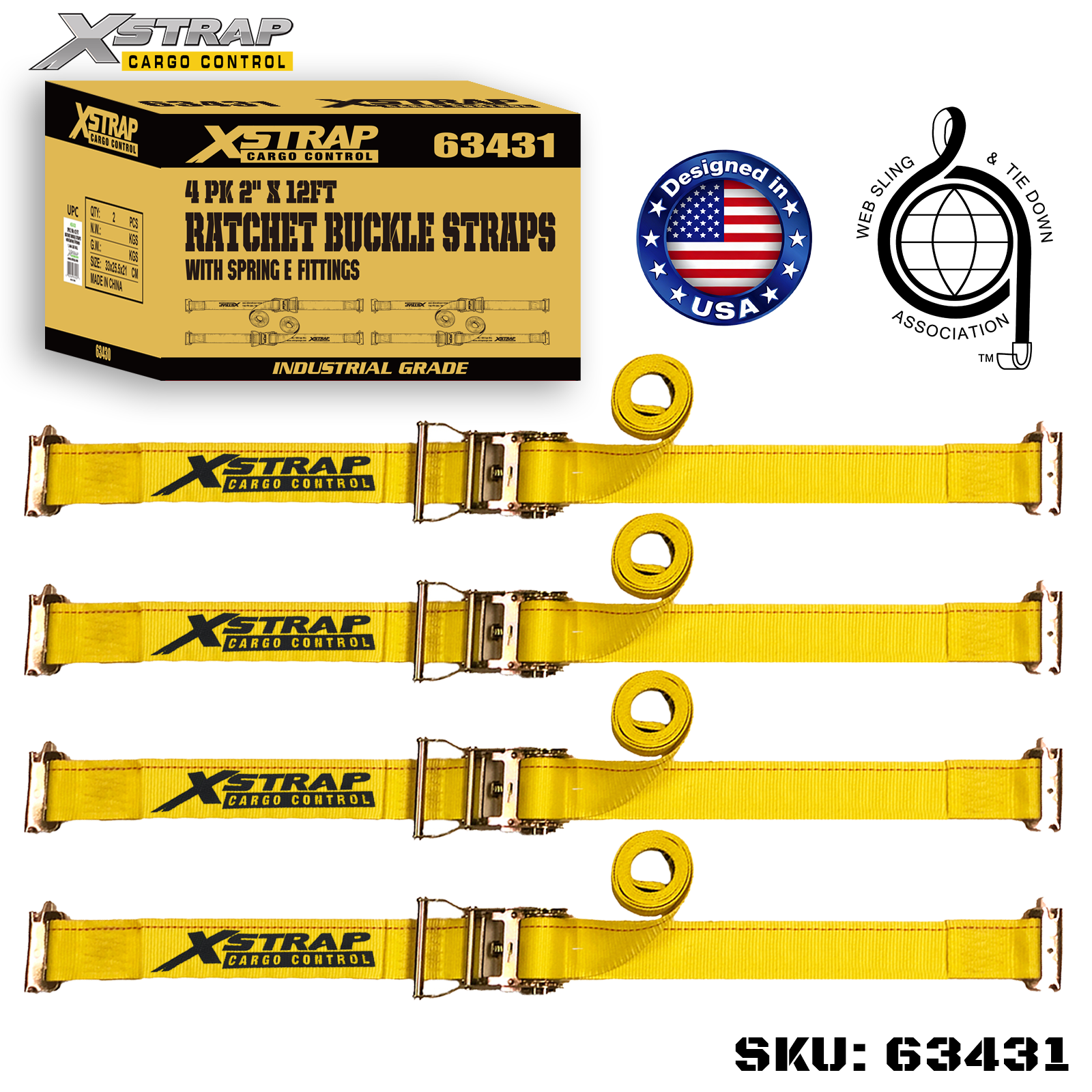 Xstrap 63431 Dây đai Ratchet 2