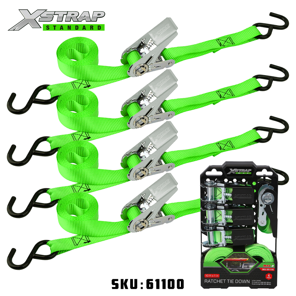 Xstrap 61100 1” x 15’ 4PK Dây buộc bánh cóc 500lb SWL